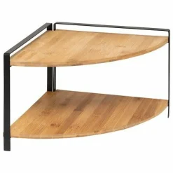 Półka narożna Ordera 2-poziomowa          naturalna/czarna