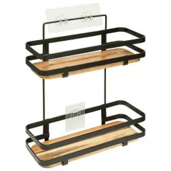 Półka prysznicowa Blackacia akacja/czarna