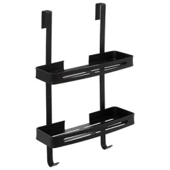 Półka prysznicowa Blackalu 2-poziomowa    czarna