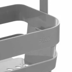 Półka prysznicowa dwupoziomowa szara