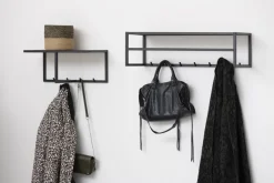 Półka/wieszak Seaford czarna