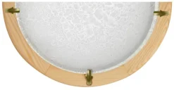 Plafon 010  plaf 1/2 30 ditrevi  1x60W  biały drewno sosna