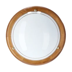 Plafon 1030 plaf 30 drewno standard  1x60W E27 dąb