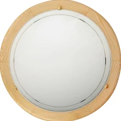 Plafon 1030 plaf 30 drewno standard  1x60W E27 sosna