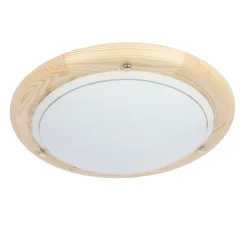 Plafon 1030 plaf 30 drewno standard  1x60W E27 sosna