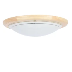 Plafon 1030 plaf 30 drewno standard  1x60W E27 sosna