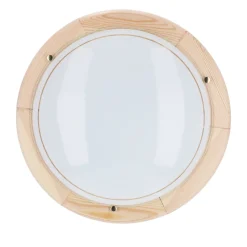 Plafon 1030 plaf 40 drewno standard  2x60W E27 sosna