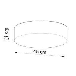 Plafon ARENA 45 biała