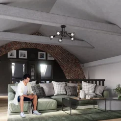 Plafon ARTEMIS 2 czarny