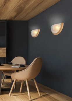 Plafon Bamboo 0,5 drewno standard 1x60w E27 sosna