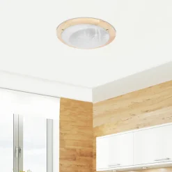 Plafon Bamboo 40 drewno standard 2x60  w E27 sosna