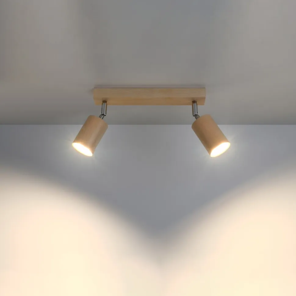 Plafon BERG 2 naturalne drewno