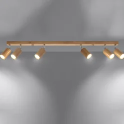 Plafon BERG 6 naturalne drewno