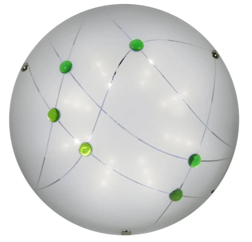 Plafon Duca 30 1x10W LED 6500K zielony