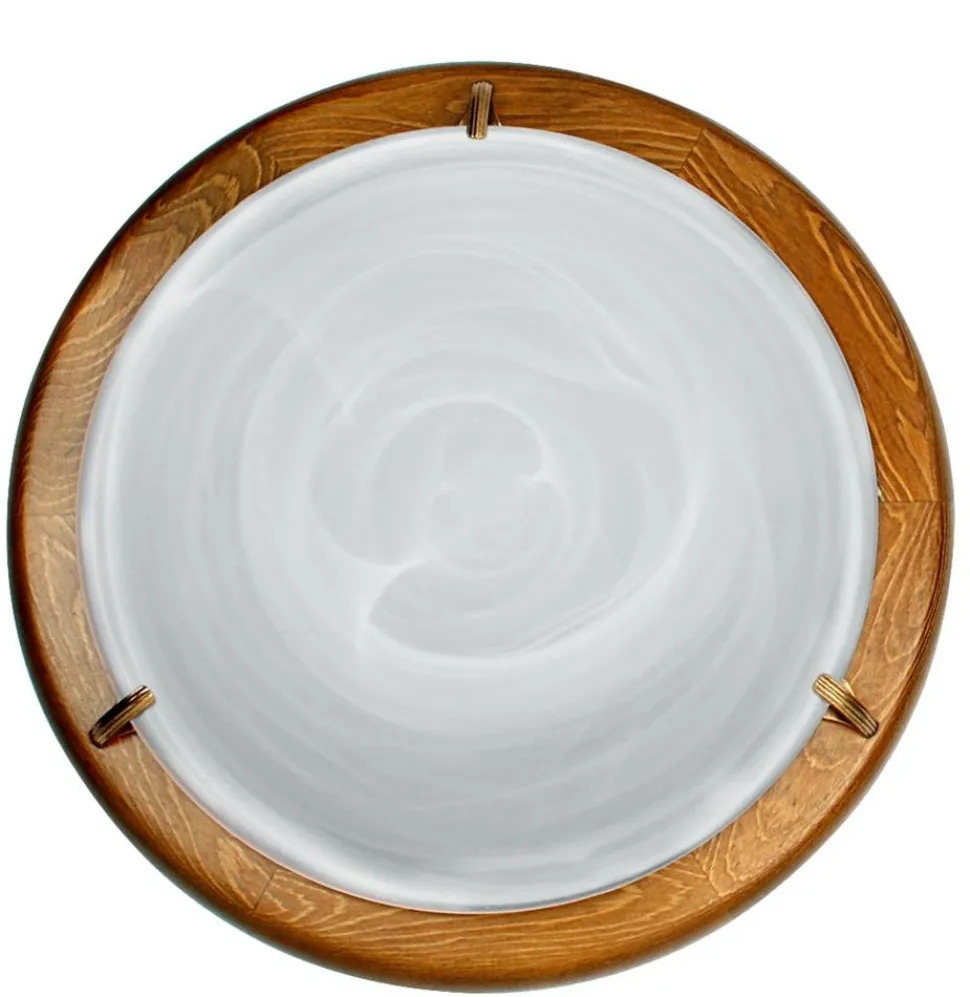 Plafon Duna plaf 36 dąb alabaster 2x60W