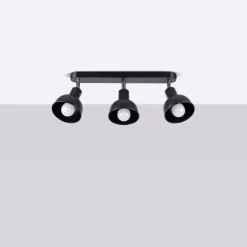 Plafon ELBA 3 czarny