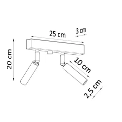 Plafon EYETECH 2 biały