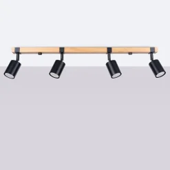 Plafon FAGER 4L czarny