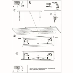 Plafon FENIKS 2 biały