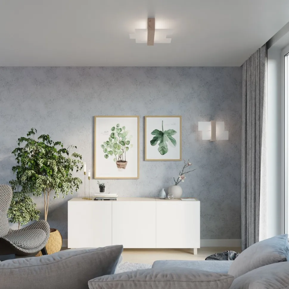 Plafon FENIKS 2 naturalne drewno