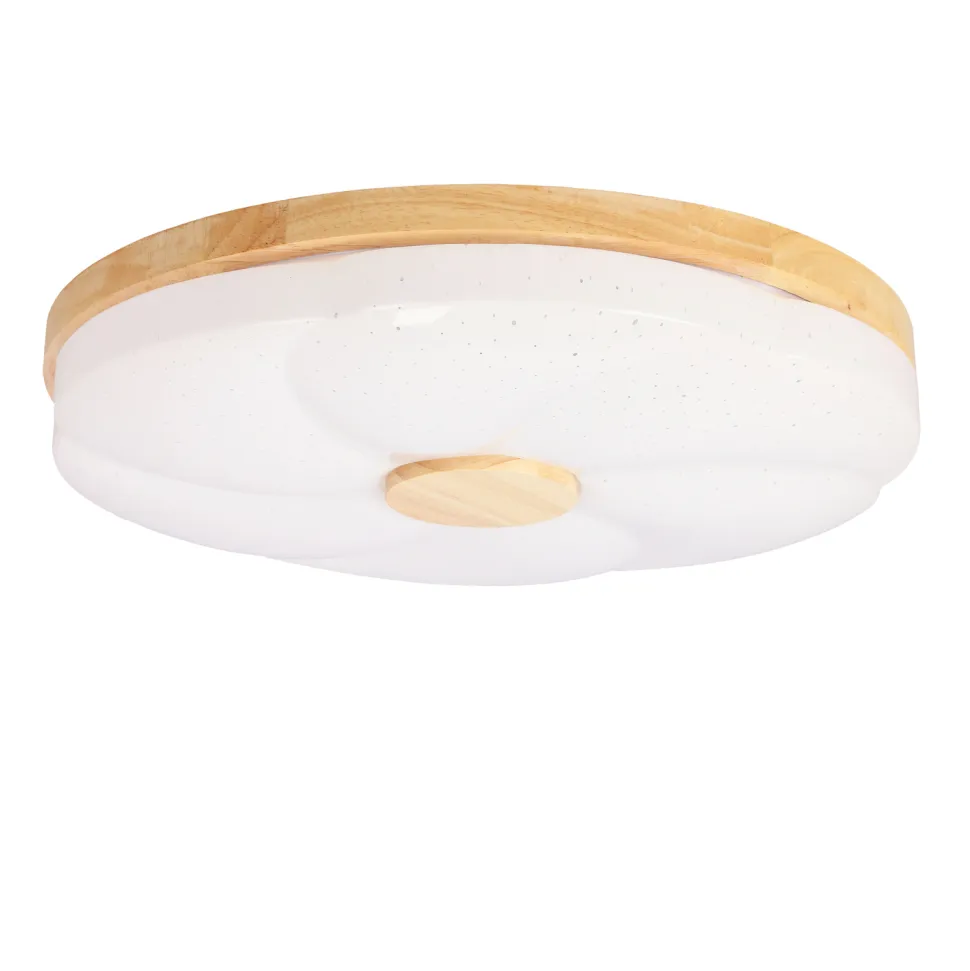 Plafon Fiorino drewniany 24W LED 39cm biały+drewniany 4000K