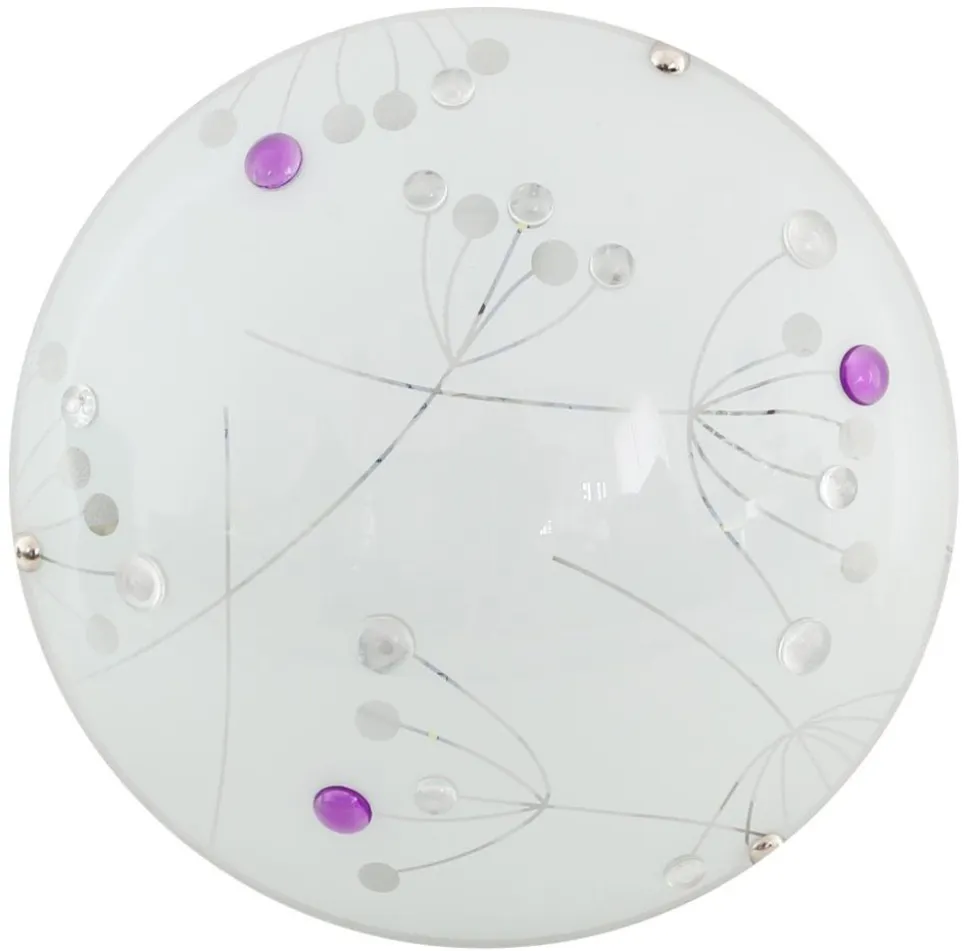 Plafon Floral 30 1x10W LED 3000K fiolet