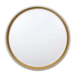 Plafon Florida plafon biało złoty+czarny 24W LED 38 cm klosz biały