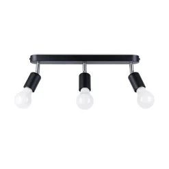 Plafon FORNES 3 czarny