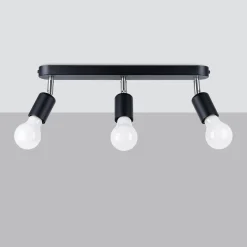 Plafon FORNES 3 czarny