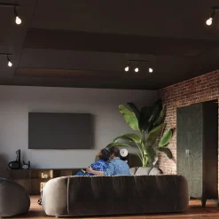 Plafon FORNES 3 czarny