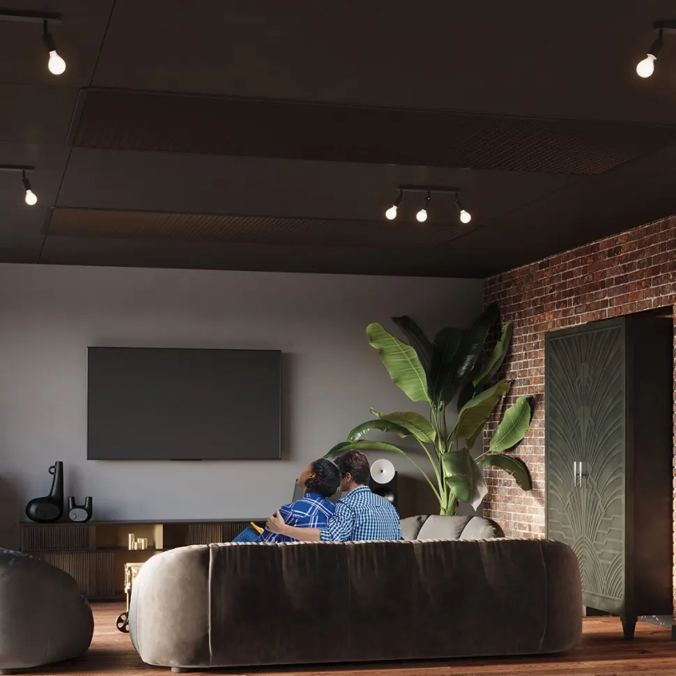 Plafon FORNES 3 czarny