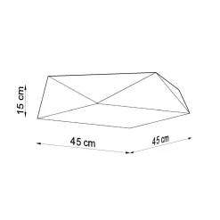 Plafon HEXA 45 cekin