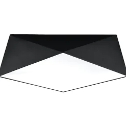 Plafon HEXA 45 czarny