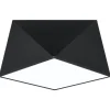 Plafon HEXA 25 czarny