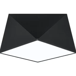 Plafon HEXA 25 czarny