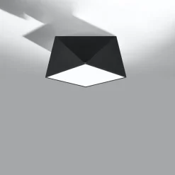 Plafon HEXA 25 czarny