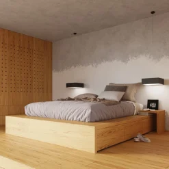 Plafon HORUS 45 czarny