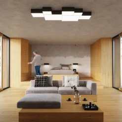 Plafon HORUS 25 czarny