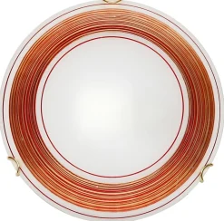 Plafon Izis plafon 30 1x60W E27  czerwono-złoty