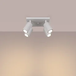 Plafon KARBON 4 biały