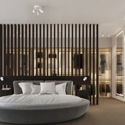 Plafon KARBON 4 biały