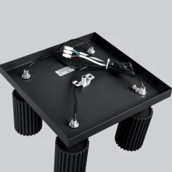 Plafon KARBON 4 czarny