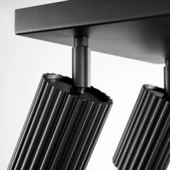 Plafon KARBON 4 czarny