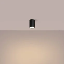 Plafon KARBON 10 czarny