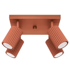 Plafon KARBON 4 ochra czerwona