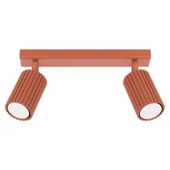 Plafon KARBON 2 ochra czerwona