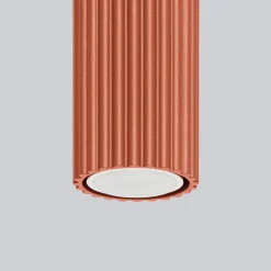 Plafon KARBON 60 ochra czerwona