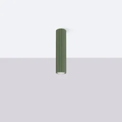 Plafon KARBON 30 zielony oliwkowy