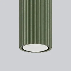 Plafon KARBON 40 zielony oliwkowy
