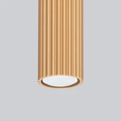 Plafon KARBON 60 złoty